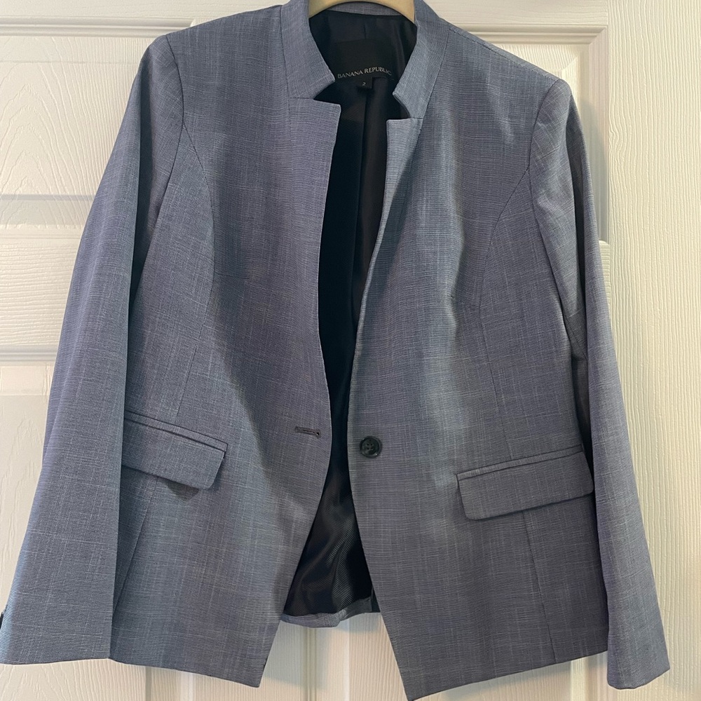 Banana Republic Blue Blazer Modern Fit